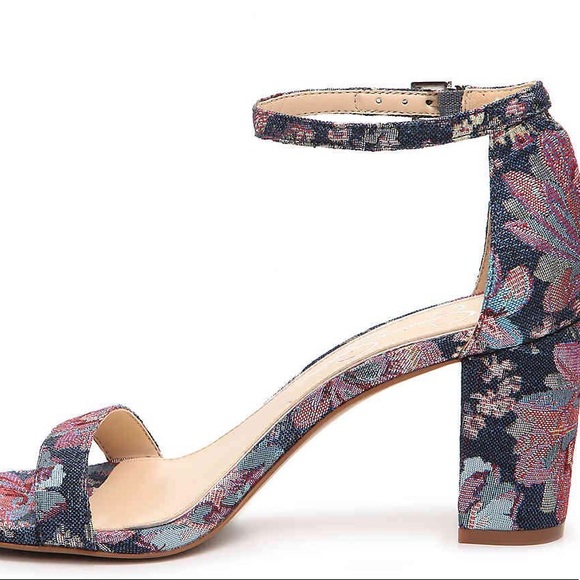 Jessica Simpson floral pattern sandals NWOT - Picture 4 of 9
